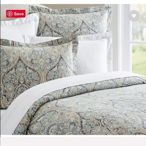 Pottery Barn Mackenna Paisley Duvet 